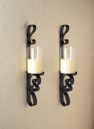 17.5'' Ornate Candle Wall Sconce